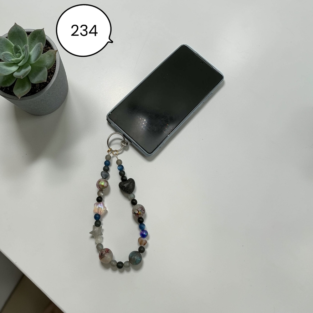 Beaded Phone Charm Strap –  Cute Wristlet for Phone Case